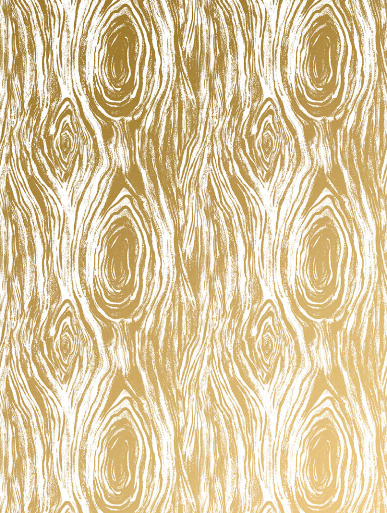 Gold Wood Grain Wrapping Paper