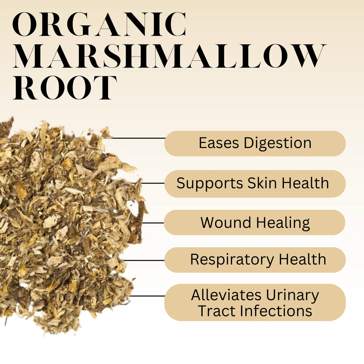 Marshmallow Root, organic, cut and sifted