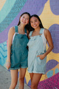Mint Corduroy Women's Overalls