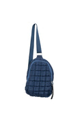 Navy Crossbody Quilted Sling Bag