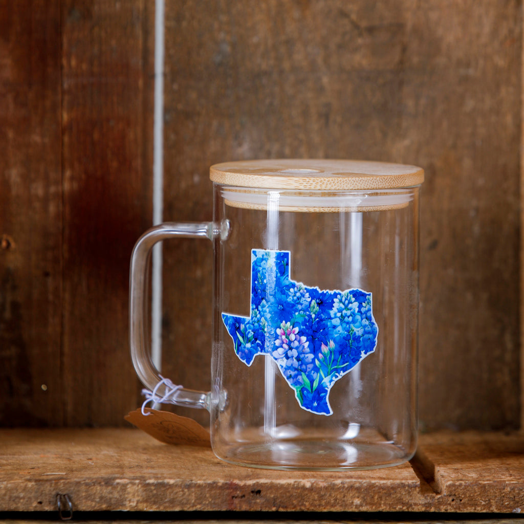 Glass Cup with Lid