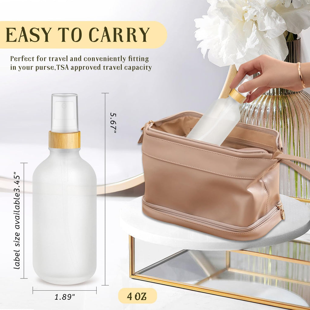 Frosted 4oz Mister Glass Bottle