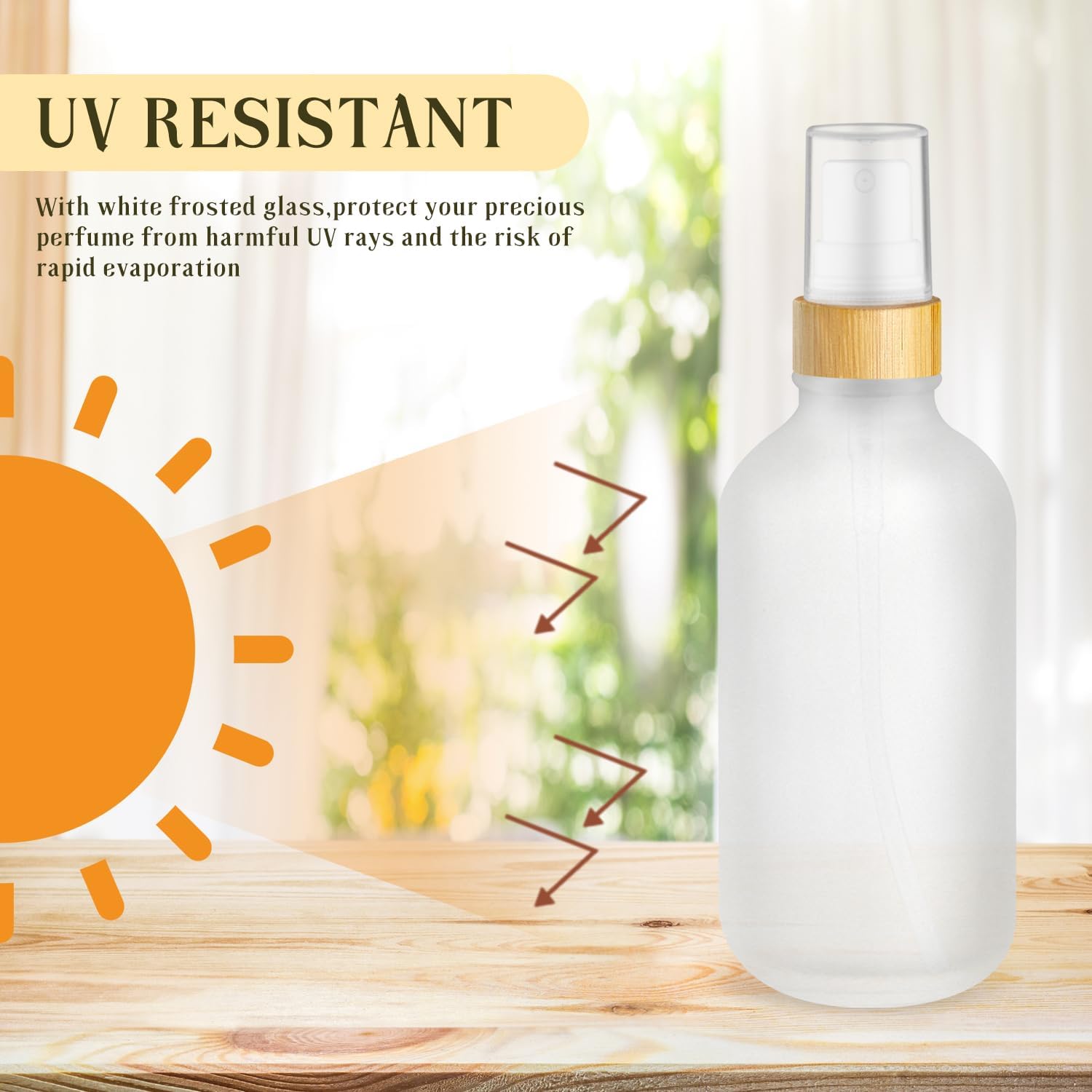 Frosted 4oz Mister Glass Bottle