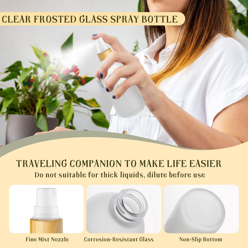 Frosted 4oz Mister Glass Bottle